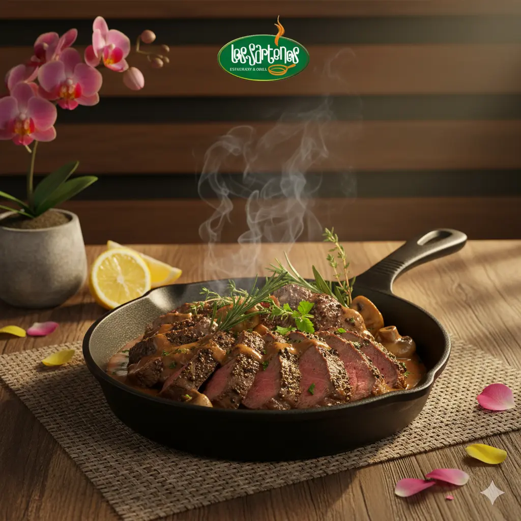 Sarten De Lomo A La Pimienta - Los Sartenes Loja